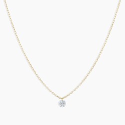 Floating Diamond Necklace