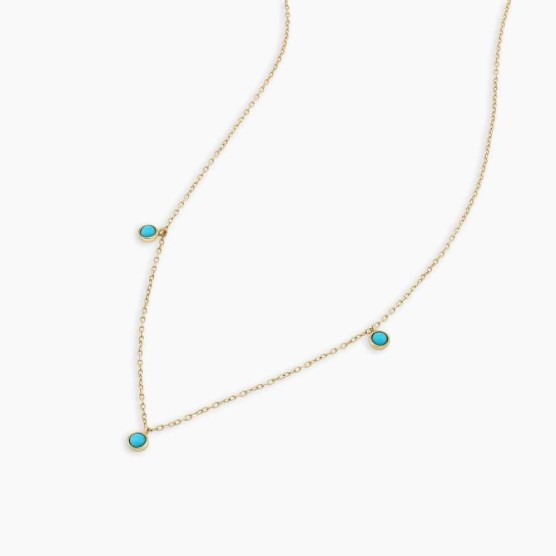 Classic Turquoise Trio Necklace