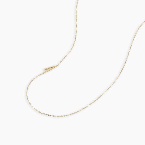 14k Gold Alphabet Necklace