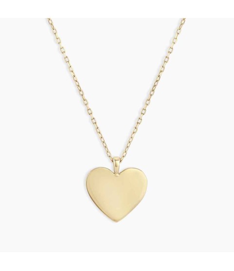 14k Gold Heart Necklace