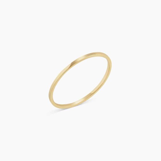 14k Gold Rose Delicate Ring