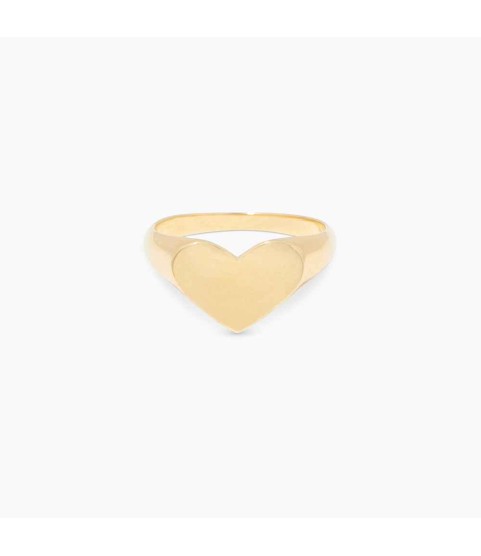 Louise Heart Signet Ring