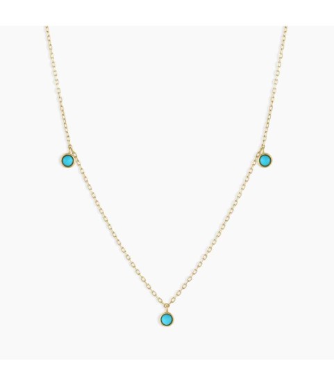 Classic Turquoise Trio Necklace