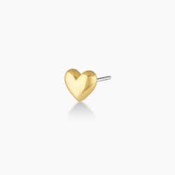 Heart Charm Stud