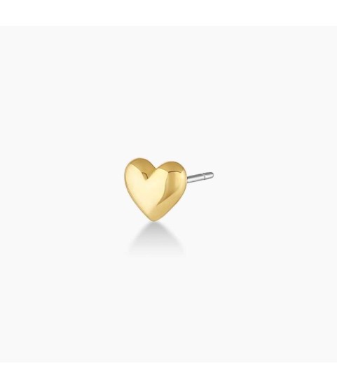 Heart Charm Stud