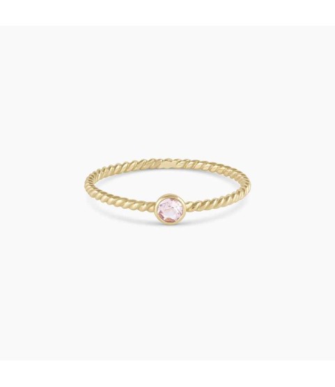 Morganite Crew Ring