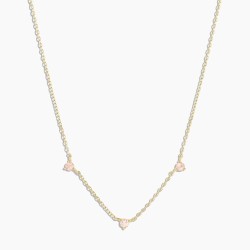 Morganite Trio Necklace