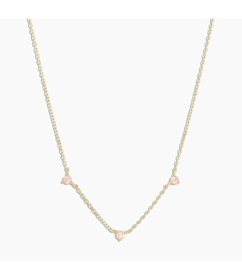 Morganite Trio Necklace