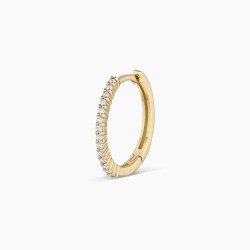 Diamond Pavé 13mm Huggie