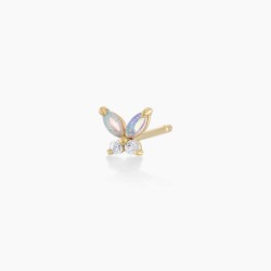 Opal Butterfly Stud