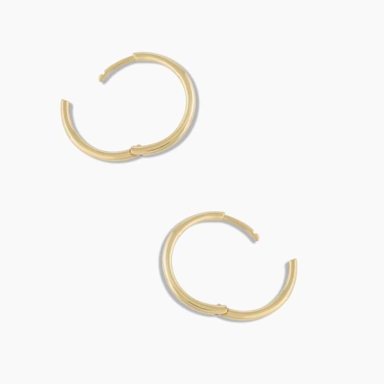 14k Gold Classic 15mm Huggies