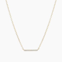 Diamond Bar Necklace