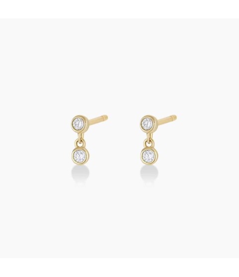 Classic Diamond Drop Earrings