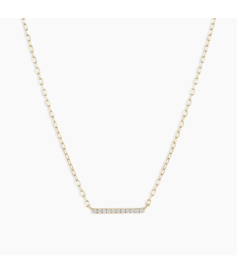 Diamond Bar Necklace