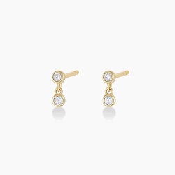 Classic Diamond Drop Earrings