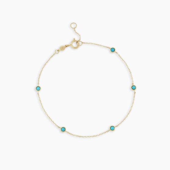 Classic Five Turquoise Bracelet