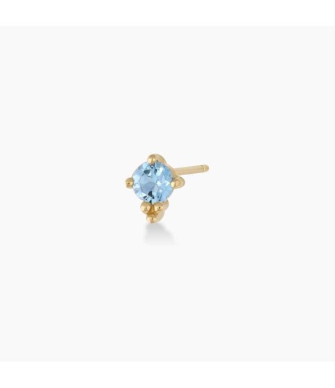 Blue Topaz Trinity Stud