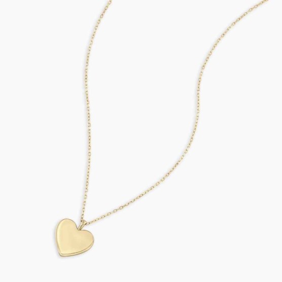 14k Gold Heart Necklace