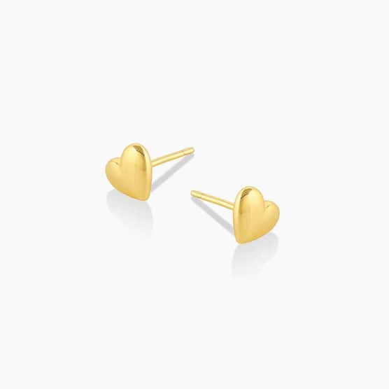 Lou Heart Studs