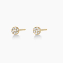 Diamond Pavé Studs