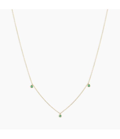 Classic Emerald Trio Necklace