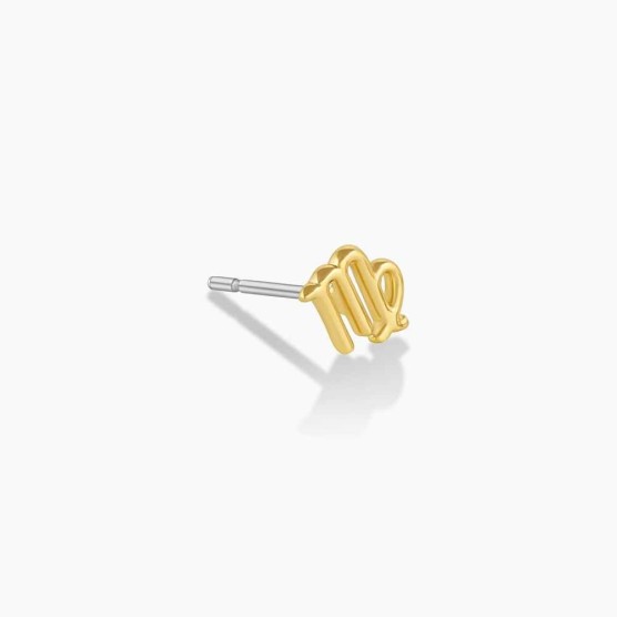 Zodiac Charm Stud - Virgo