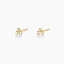 Classic Diamond Trio Studs