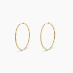 14k Gold Classic 22mm Hoops