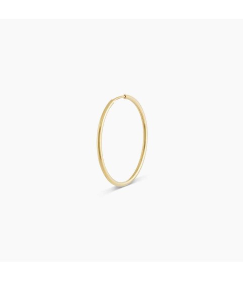 14k Gold Classic 22mm Hoop