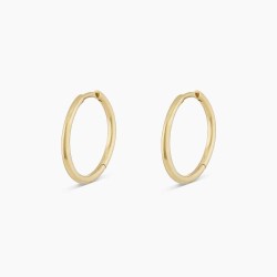 14k Gold Classic 15mm Huggies