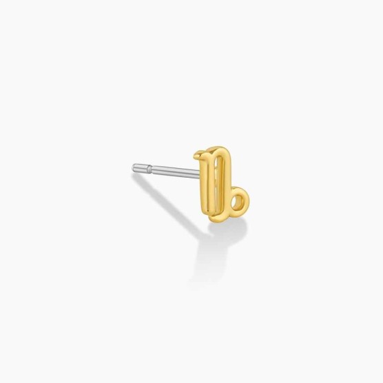 Zodiac Charm Stud - Capricorn