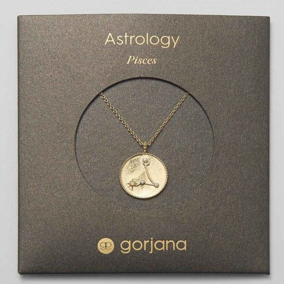 Astrology Coin Necklace (Pisces)