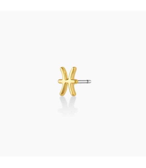 Zodiac Charm Stud - Pisces