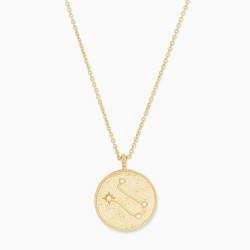 Astrology Coin Necklace (Gemini)