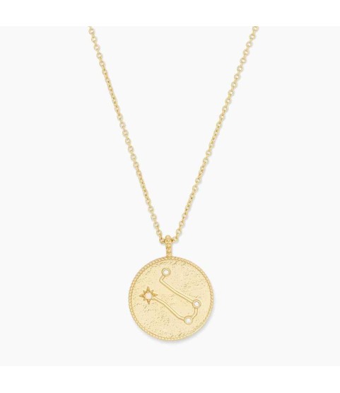 Astrology Coin Necklace (Gemini)