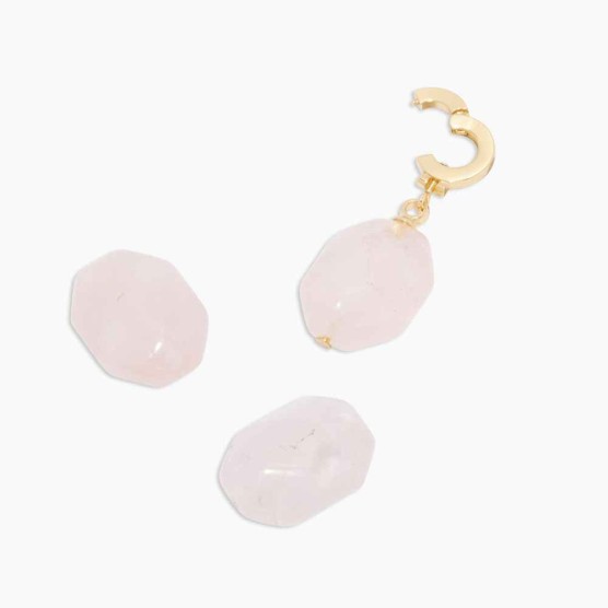 Gem Parker Charm (Rose Quartz)