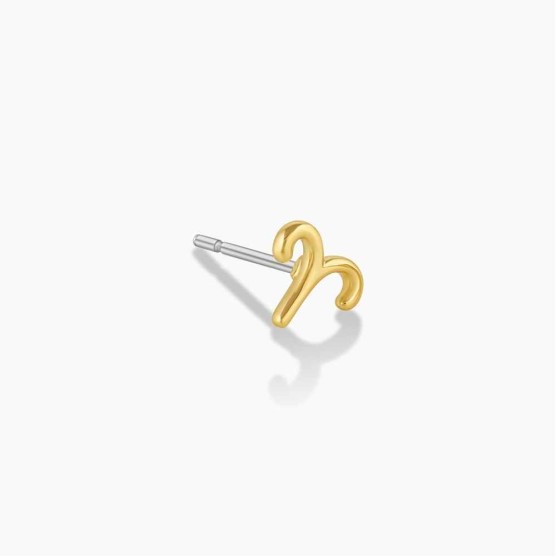 Zodiac Charm Stud - Aries