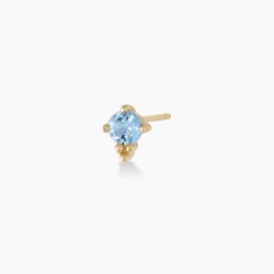 Blue Topaz Trinity Stud