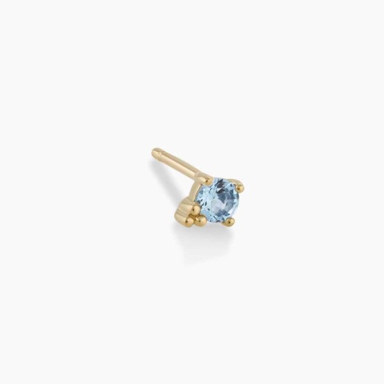 Blue Topaz Trinity Stud