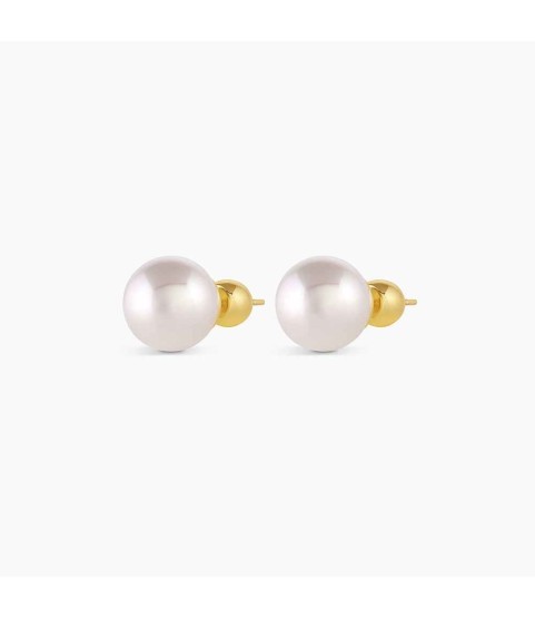 Lou Pearl Studs (White)