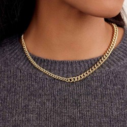 Lou Link Asymmetrical Necklace