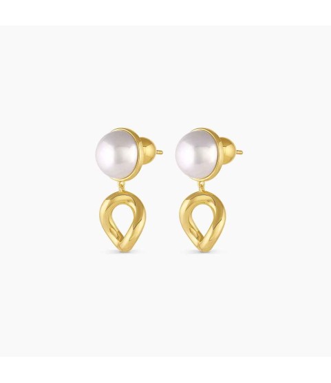 Lou Pearl Earrings (White)