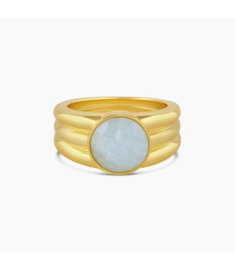 Power Gemstone Reed Ring  for Truth