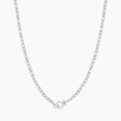 Parker Shimmer Clasp Necklace